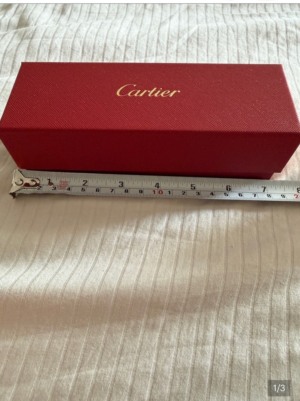 Cartier Authentic New Red Sunglasses Box